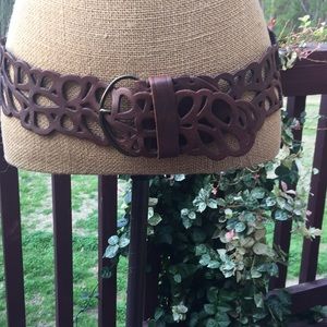 Abercrombie & Fitch Filigree Leather Belt